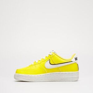 Nike Women's Yellow White Air Force 1 Low 82 Athletic Sneaker Shoes Size 8.5